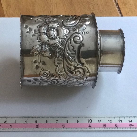 Deakin and Francis Antique Sterling Silver Tea Caddy 1903 - Picture 5 of 7